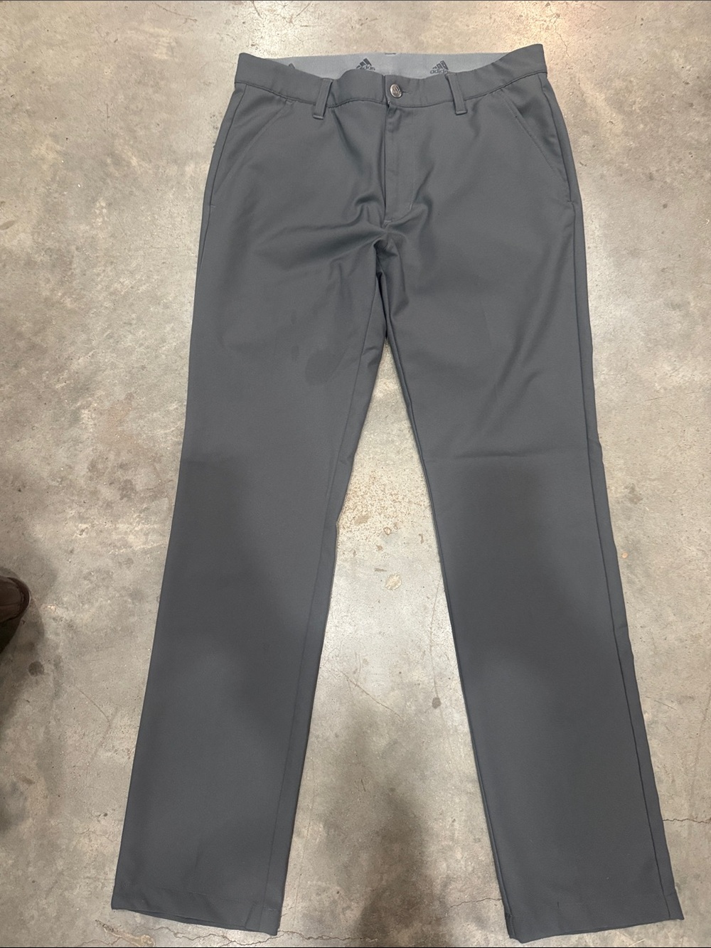 adidas Men's Dark Gray Performance Chinos